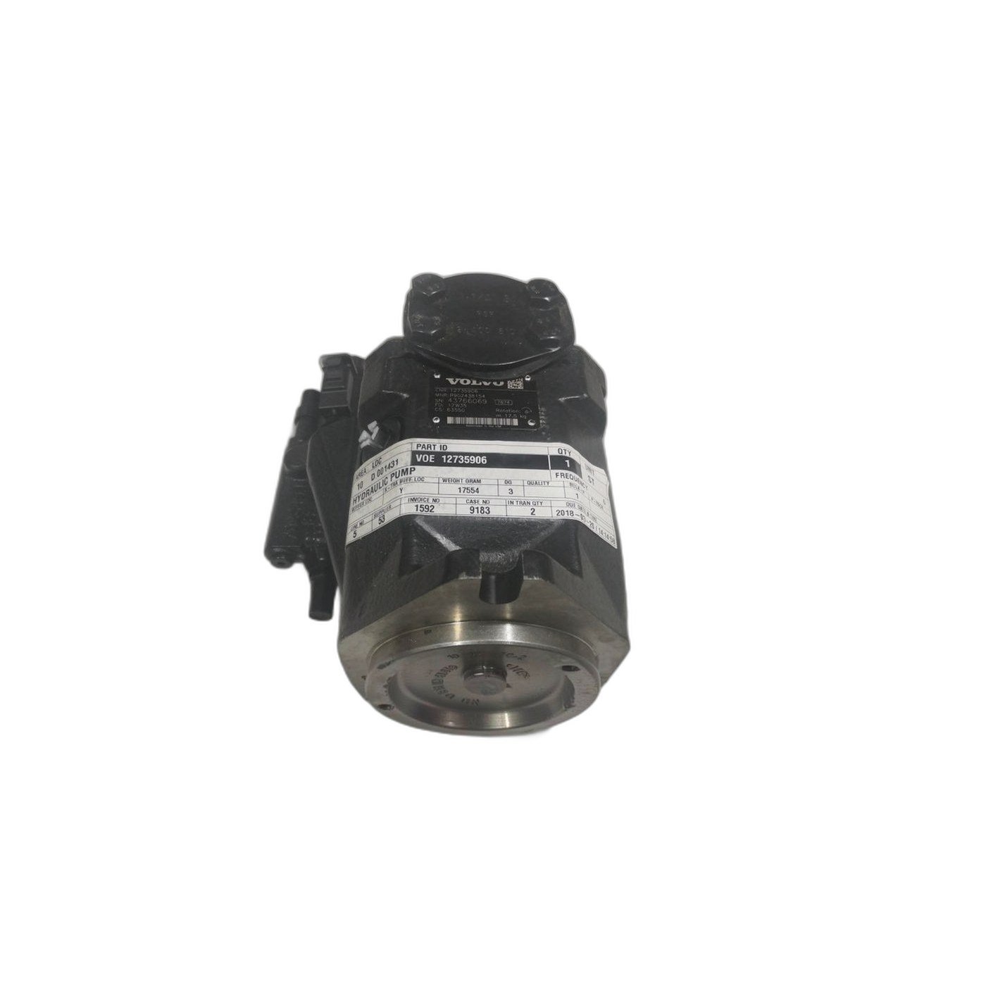 Hydraulic pump 12735906 for Volvo Excavator 12735906