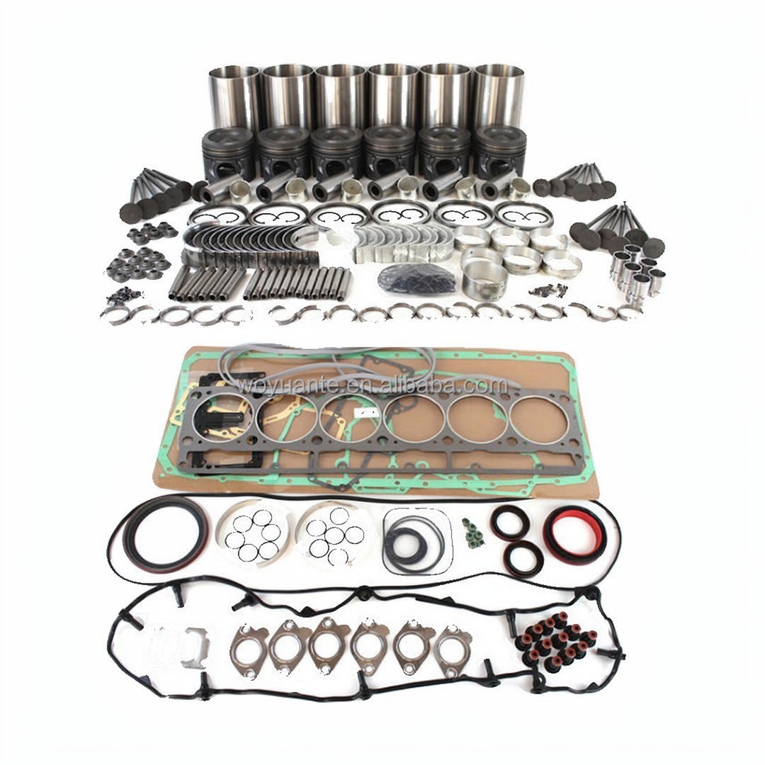 3306 3406 3412 3516 C7 C7.1 C9 C13 C15 C18 3406E Engine Piston Cylinder Liner Gasket Set Suitable for Caterpillar