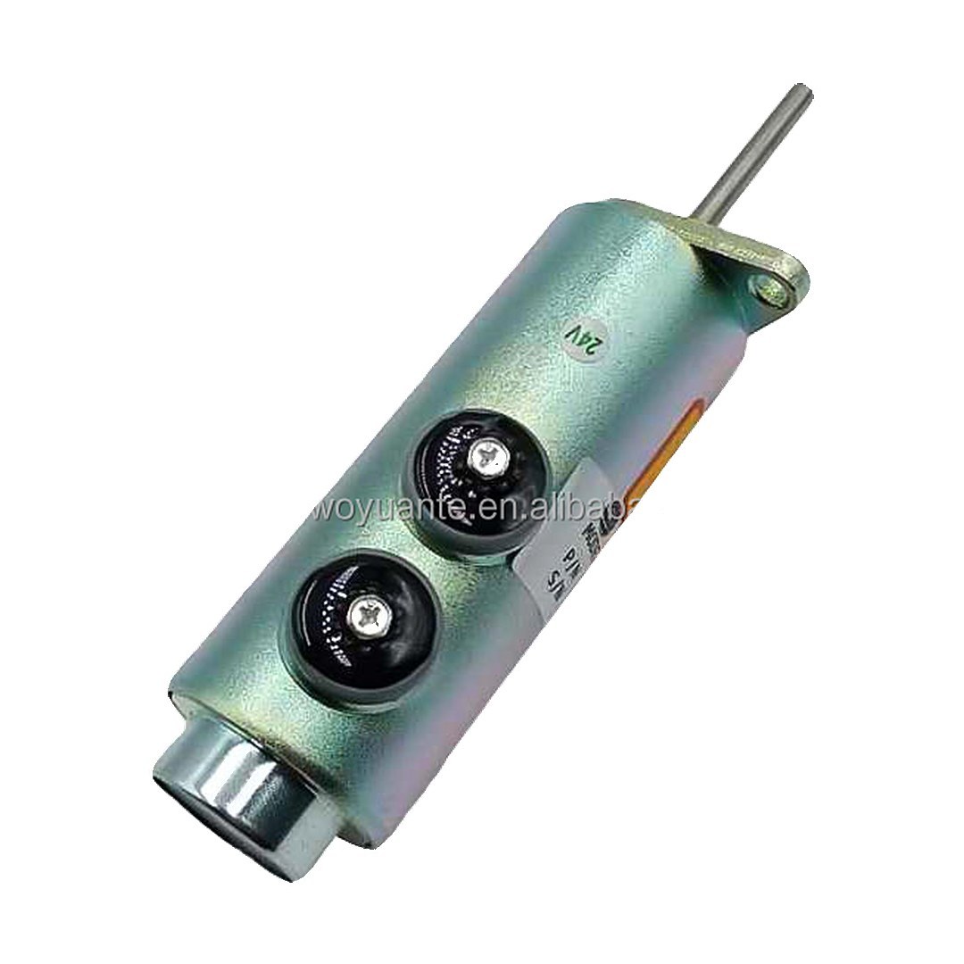 110-6465 Fuel Shutoff Solenoid 24V Fit for Caterpillar CAT 3306 Engine E329D Excavator 110-6465