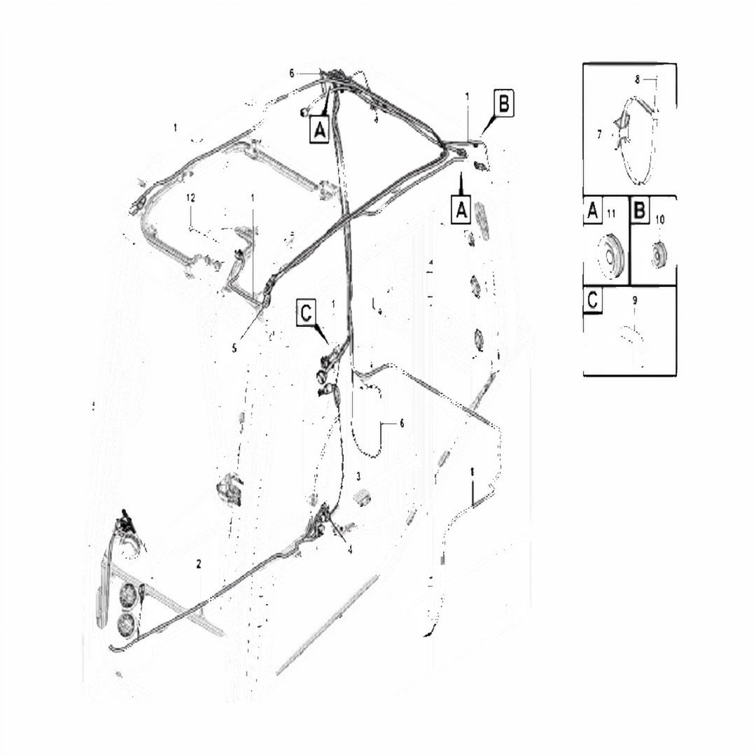 WIRING HARNESS-14687783 配件 14687783 14687783
