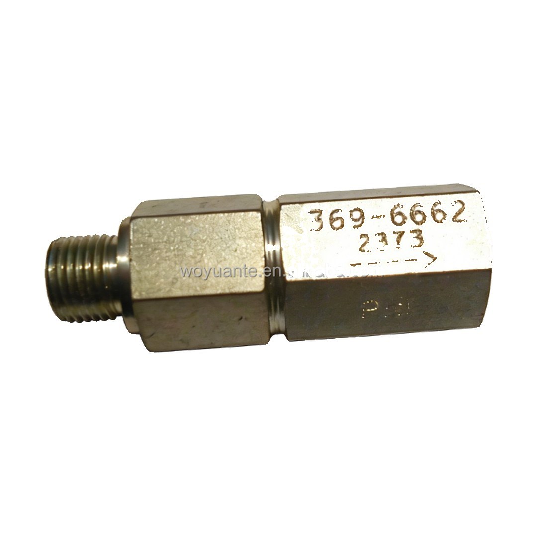 Excavator Parts Fuel Pressure Regulator Valve 369-6662 3696662 Suitable for CAT C7 C9 C12 3126B Engine 3696662