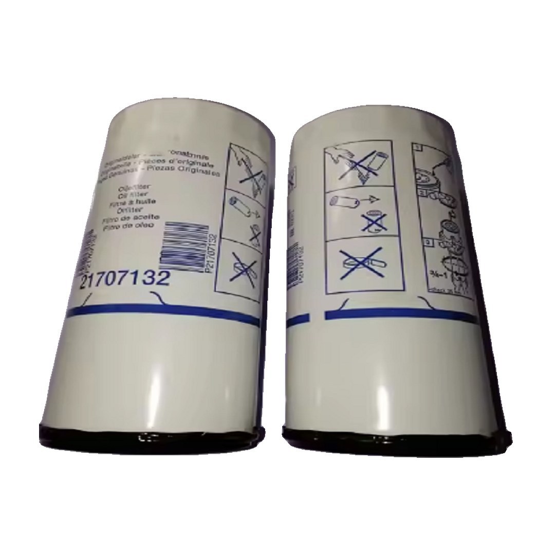 Construction machinery Parts Oil Filter 21707133 21707132 21707134 with Original Packaging 21707133 21707132 21707134