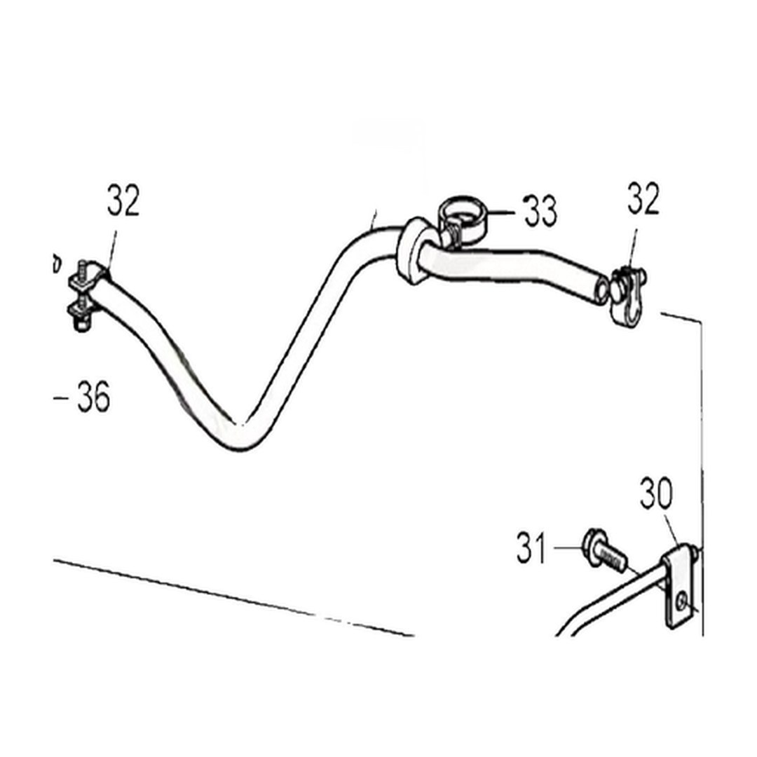 1266870 Suitable for Volvo Penta Fuel Hose 1266870 Construction Machinery Parts 1266870