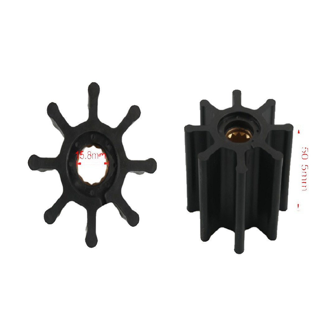 工程机械 Marine 配件 Flexible Rubber Impeller Sherwood 18200K 09-1028B Jabsco 920-0001 2637536 263-7536 21951356 18200 2637536 21951356