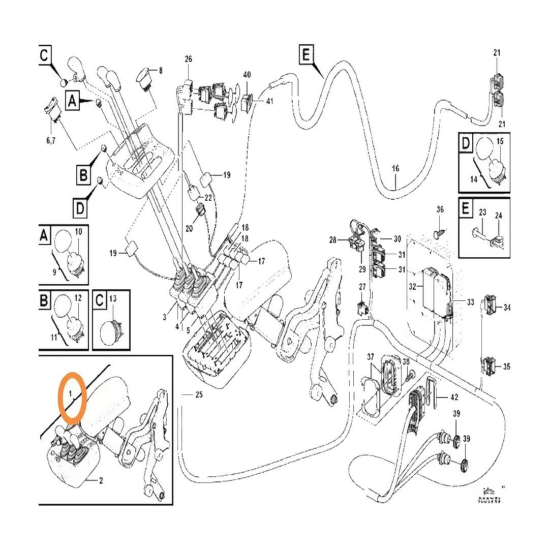 适用于 沃尔沃 沃尔沃VOE 17471038 Wiring Harness 17471038